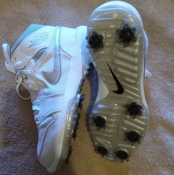 2pair Air Jordan 1 golf shoe size 8 - Picture 1 of 2